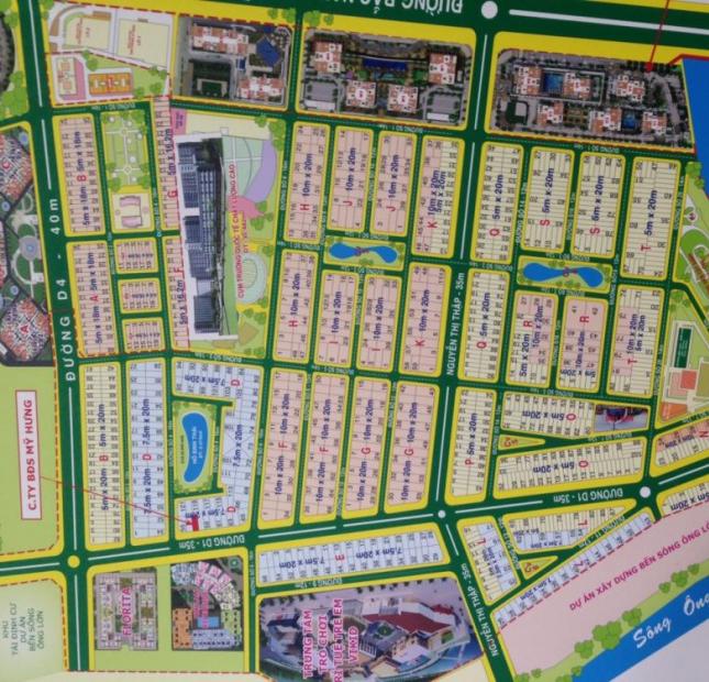 Cần bán đất nền nhà phố thuộc KDC Him Lam, P. Tân Hưng, Quận 7, giá rẻ chỉ 110tr/m2