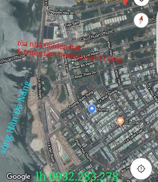 Lô đất trung tâm quận Sơn Trà TP Đà Nẵng, cách cầu quay sông Hàn 7 phút xe máy, LH 0932283278