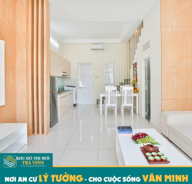 Nhà mới xây 2PN, 2WC, ngay trung tâm thành phố Trà Vinh chỉ trả trước 204 triệu