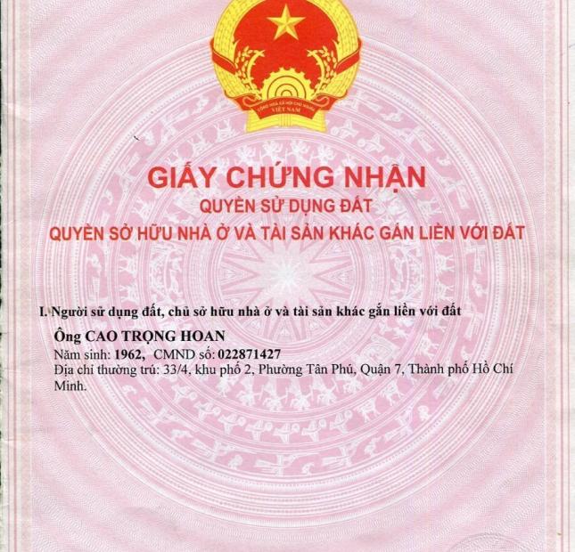 Cần Bán Lô Đất Mặt Tiền Nguyễn Xiển Giá Rẻ Chính Chủ SHR LH:0933125681.