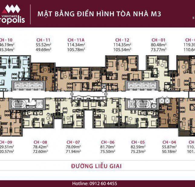 Cho thuê căn hộ cao cấp 3PN đẹp nhất Vinhomes Metropolis Liễu Giai, view hồ Tây, LH: 0936262111