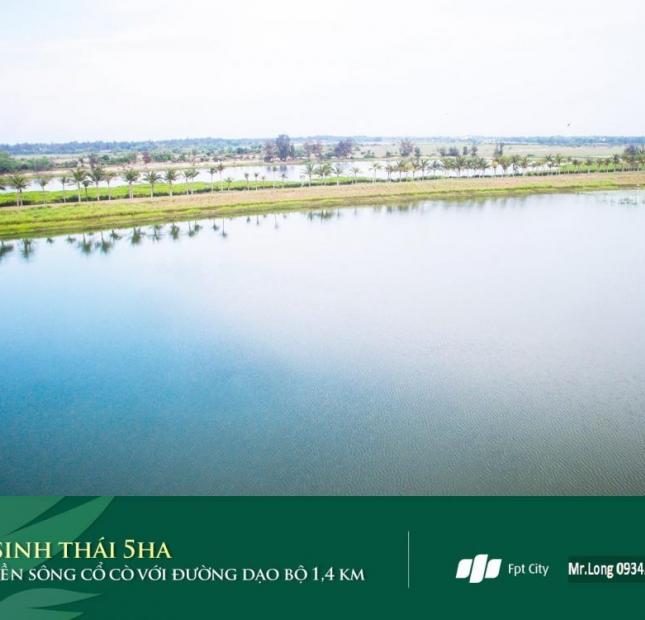 Bán đất nền FPT City Đà Nẵng, ven Sông Cổ Cò, giá chỉ từ 14tr/m2