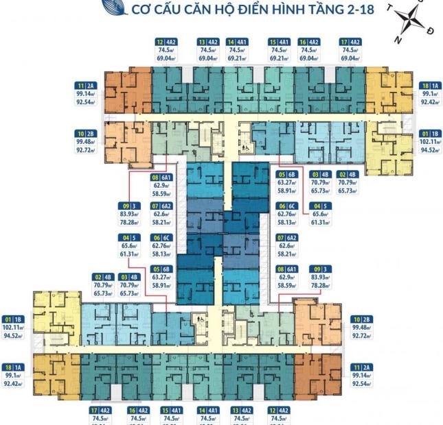 Bung hàng tầng 12 Tòa CT1A và CT1B dự án Hà Nội Homeland giá cưc ưu đãi Lh:09345 989 36