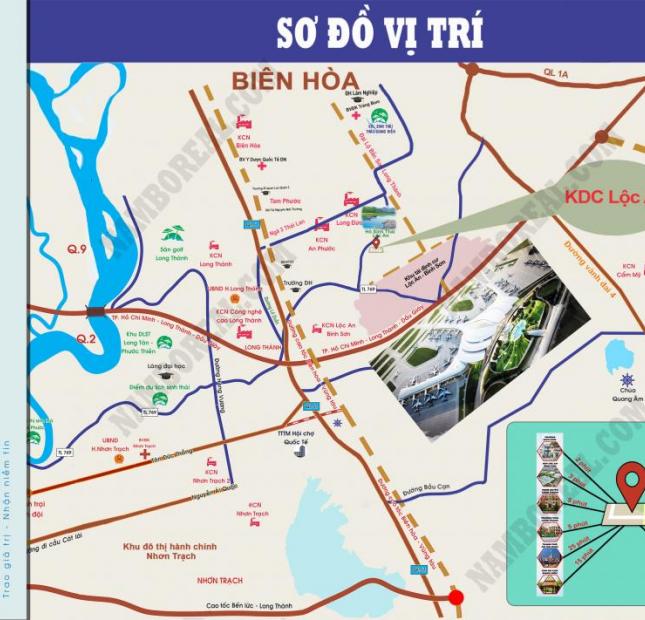 Bán đất thổ cư 100% tại Xã Lộc An, Long Thành,  Đồng Nai diện tích 120m2  giá 635 Triệu