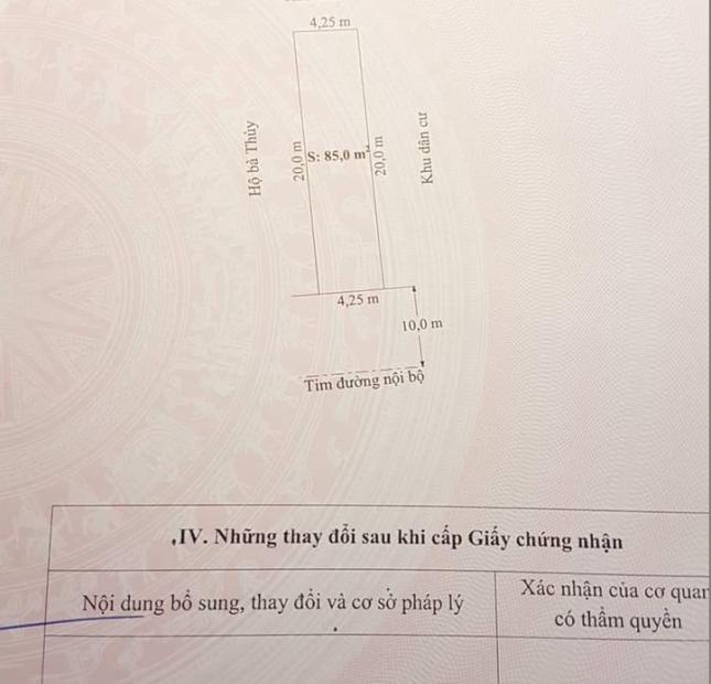 Cần bán gấp 85m2 đất tại đường NVH Trang Quan, An Đồng, An Dương, Hải Phòng. Giá 850 triệu.