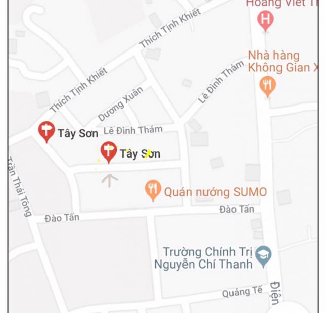 Bán lô đất mặt tiền Tây Sơn - Trường An - Huế . LH 0888.289.369