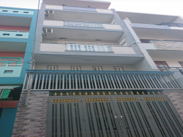 Bán nhà quận 6, mặt tiền đường Trần Văn Kiểu, 4 lầu mới