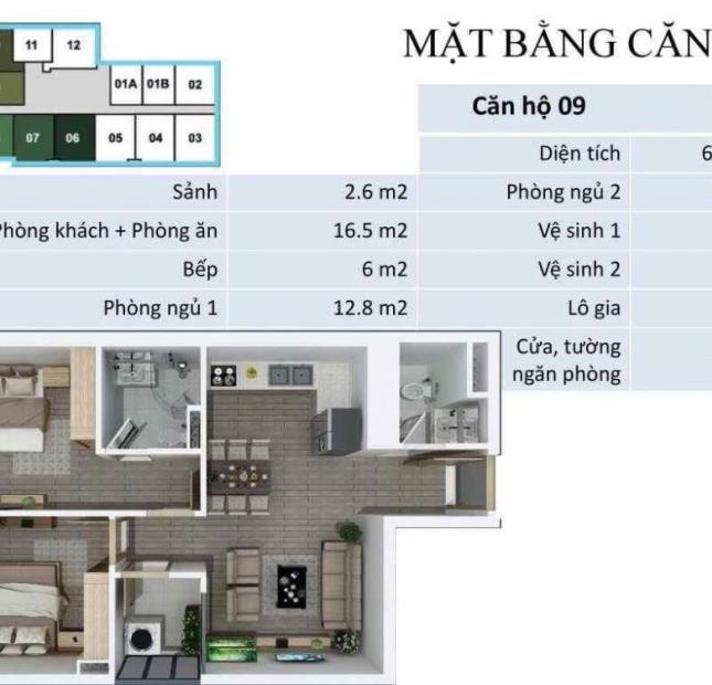 Bán căn hộ tại dự án FLC Star Tower, Hà Đông, Hà Nội, diện tích 78.83m2, giá 22.6 triệu/m2