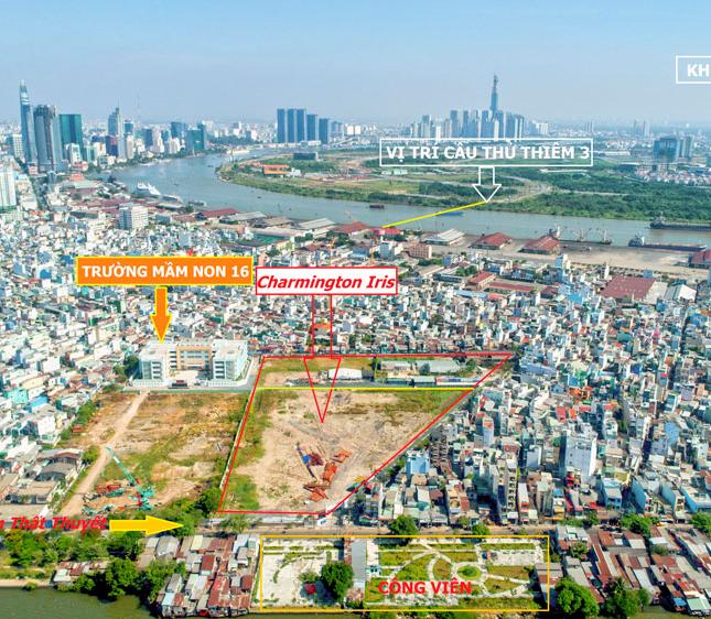 Bán căn hộ chung cư tại dự án Charmington Iris, Quận 4, Hồ Chí Minh, diện tích 72m2, giá 2.9 tỷ