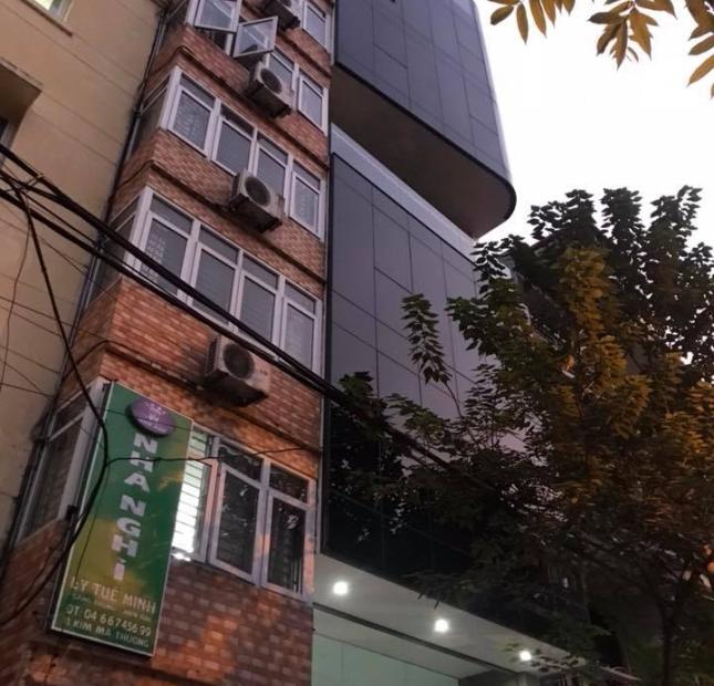 Bán tòa nhà 8 tầng xây mới thang máy mặt phố khu Liễu Giai, Kim Mã Thượng 100m2