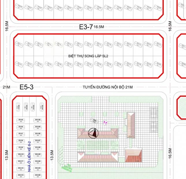 Bán gấp 300m2 khu đô thị Nam Vĩnh Yên, vị trí đẹp, nhìn thẳng vào công viên cây xanh 