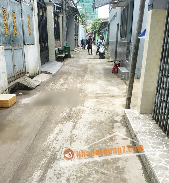 Bán nhà phố lửng, 1 lầu hẻm 38 Tân Thuận Tây, P. Tân Thuận Tây, Quận 7