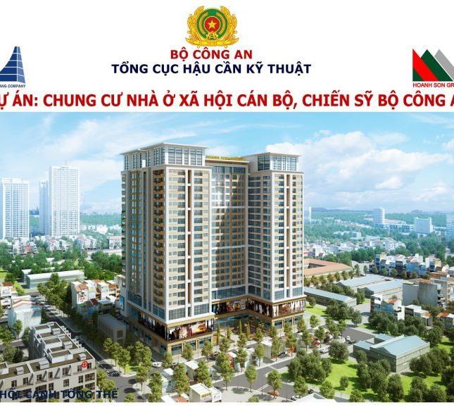 Chung cư nhà ở cán bộ chiến sỹ công an 282 Nguyễn Huy Tưởng giá 16tr/m2, 038.227.6666
