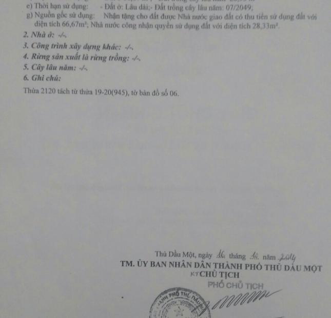 Bán gấp nhà tại đường Huỳnh Văn Lũy, Thủ Dầu Một, Bình Dương, diện tích 95m2, giá 1.7 tỷ