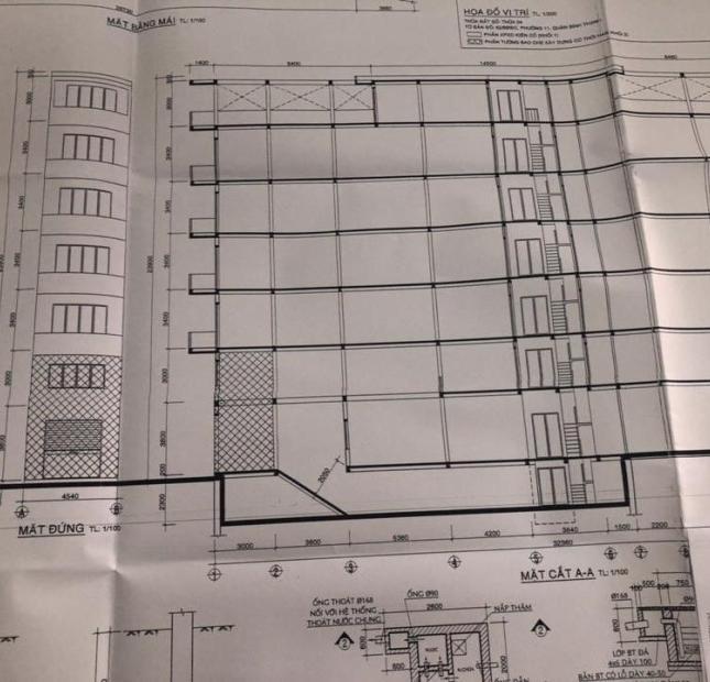 Bán gấp đất MT Nguyễn Văn Đậu, P.11, Q.BT. DTCN 178m2, đã ép 75 tim cọc, giá 17 tỷ TL, 0909.623.994