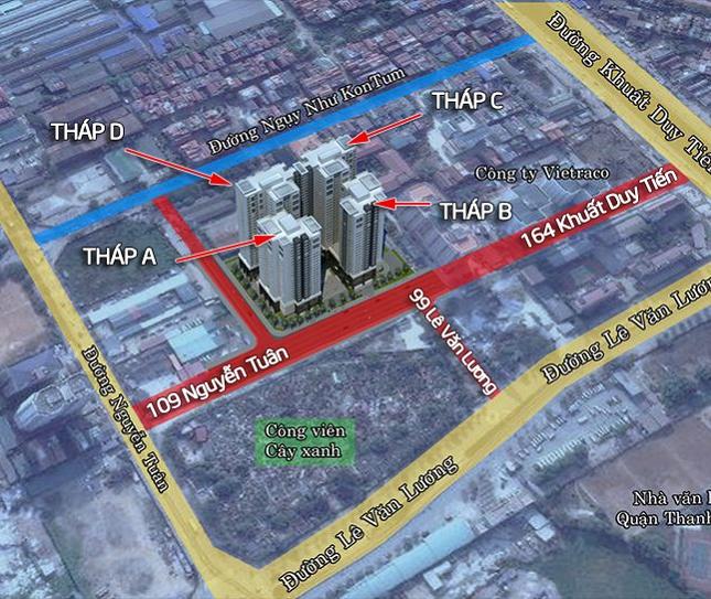 Bán căn hộ 06, tầng đẹp dự án Việt Đức Complex, 39 Lê Văn Lương, DT: 73m2, giá rẻ nhất tòa