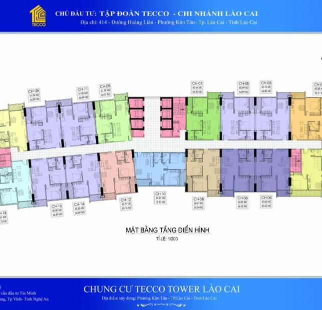 Chung cư Tecco Lào Cai ra hàng tầng 12, 16 đẹp nhất dự án, LH 0984.067.563