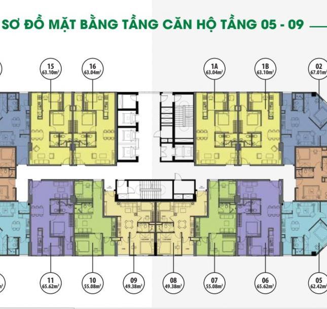 Bán căn hộ chung cư tại Dự án FLC Garden City, Nam Từ Liêm,  Hà Nội diện tích 55m2  giá 1,1 Tỷ