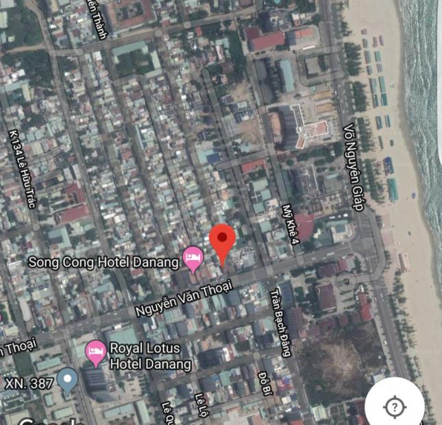 Bán lô đất biển kiệt 189 Nguyễn Văn Thoại TP Đà Nẵng , thích hợp xây Homestay