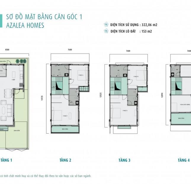 Biệt thự song lập SD42 - Azalea Homes từ Gamuda. Thiết kế tối ưu, trả chậm 0% lãi. 