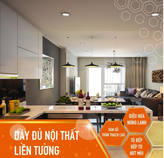 Chính chủ bán cắt lỗ căn 2PN 61m2 mặt đường Nguyễn Xiển, full nội thất, LH 0917160296