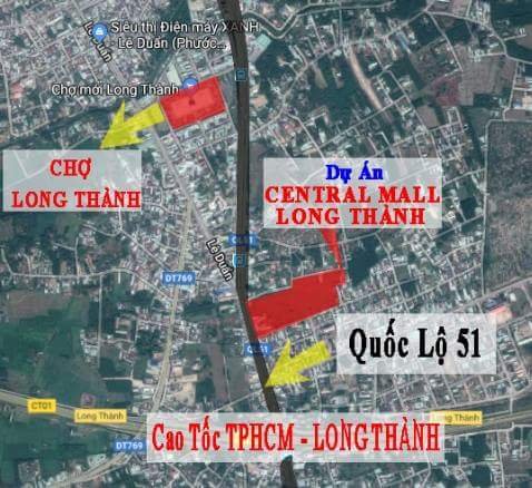 Đất thổ cư - giá 570 triệu/nền, ngay TT chợ mới Long Thành. LH chính chủ: 0767473479