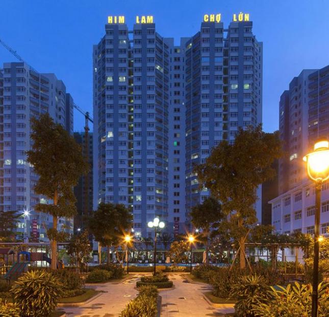 Cần bán gấp CH Him Lam Chợ Lớn, Quận 6, DT 97m2, 2 phòng ngủ, nhà rộng lầu cao, view thoáng mát