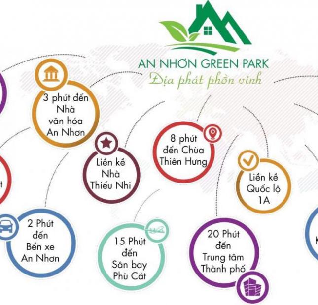 Mở bán dự án An Nhơn Green Park những lô đẹp nhất, LH: 0345098681