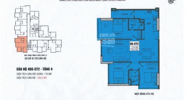 Chuyên cho thuê căn hộ chung cư E4 Yên Hòa 