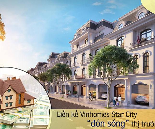 Nhanh tay sở hữu căn biệt thự, liền kề Vinhomes Star City Thanh Hóa chỉ với 1,2 tỷ và được nhận nhà dự kiến quý 4-2018 (sổ đỏ chính chủ).