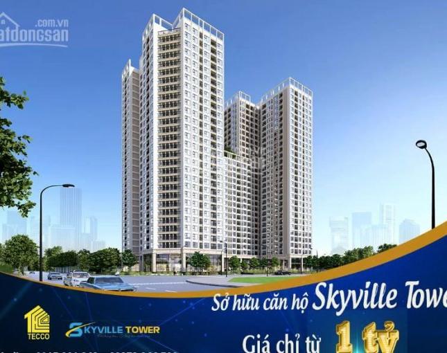 Thanh Trì ra mắt chung cư Tecco Skyville Tower cao cấp, giá chỉ từ 1 tỷ/ căn