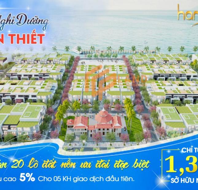 Mở bán 20 lô suất ngoại giao siêu phẩm đất mặt tiền biển Hamubay Phan Thiết