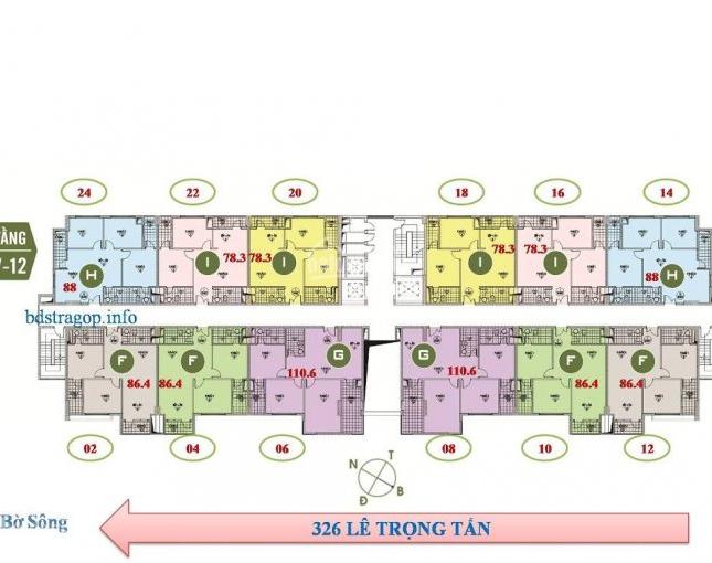 Căn hộ CT36 326 Lê Trọng Tấn, Thanh Xuân, Hà Nội