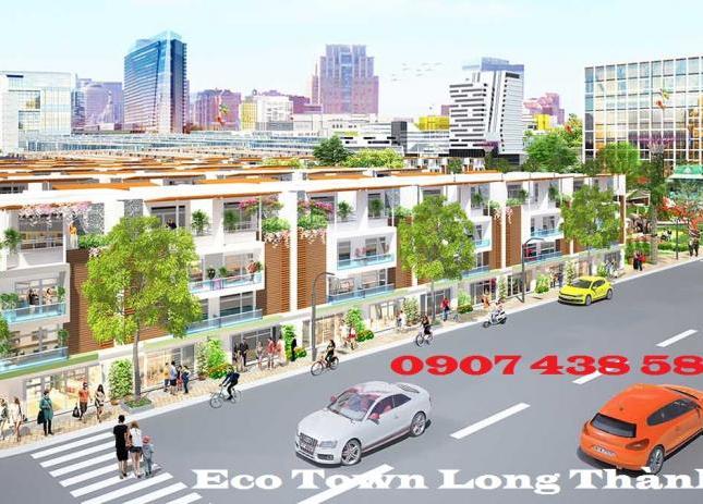 Bán đất trung tâm thị trấn Long Thành, Đồng Nai, khu dân cư cao cấp Eco Town. 0907438588