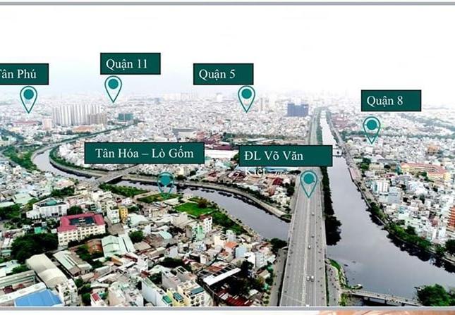 Căn hộ ngay vòng xoay Phú Lâm, Quận 6, giá chỉ 1,68 tỷ, ngân hàng cho vay 70%