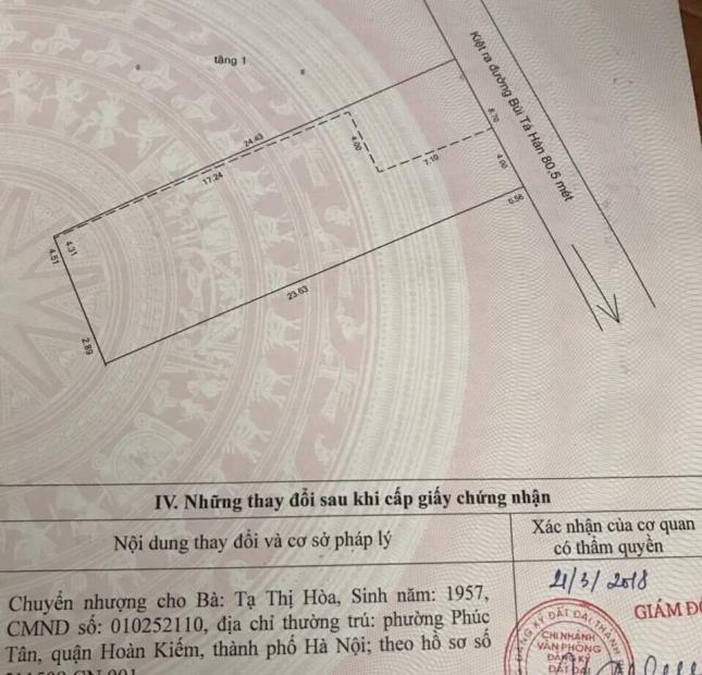 Cần bán lô đất rộng, kiệt 6m 50/19 đường Bùi Tá Hán, Ngũ Hành Sơn, Đà Nẵng