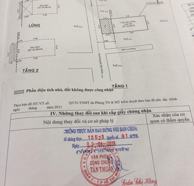 Bán nhà hẻm xe hơi Tân Thuận Tây KDC Hoàn Cầu 4x10m, 1 trệt, 1 lửng, 1 lầu 3PN 