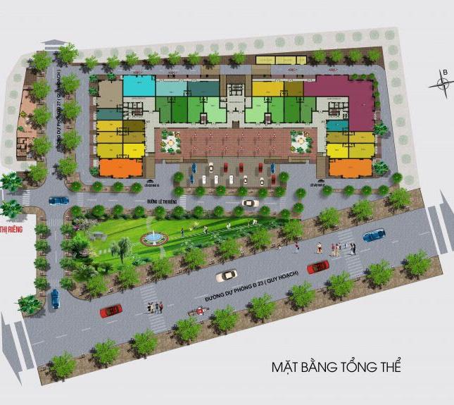 Dự án Green Mark quận 12 vị trí đẹp đường Lê Thị Riêng, giá 20 triệu/m2