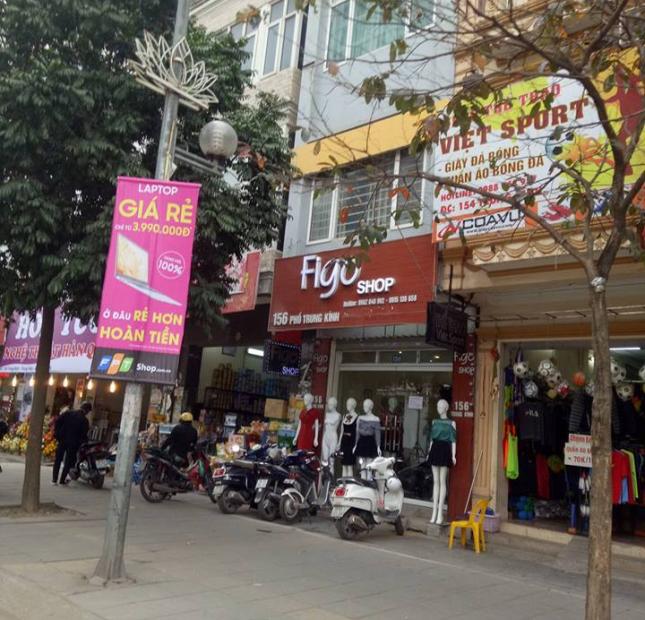 Cho thuê nhà 3 tầng mặt phố Nguyễn Văn Huyên, Cầu Giấy. DT: 60m2, MT: 6,5m, giá: 38 tr/ tháng