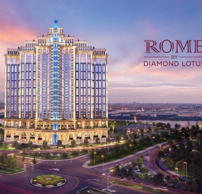 Chỉ với 100TR - sở hữu ngay căn hộ cao cấp phong cách resort Q2-Rome Diamond Lotus