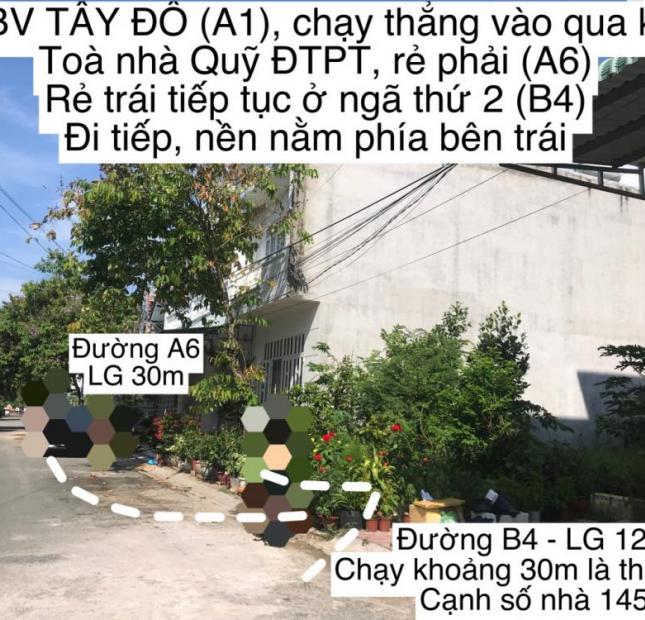 Bán nền đường B4 KDC Hưng Phú 1, DT 60m2, thổ cư 100%, hướng Đông Nam. Giá 2 tỷ