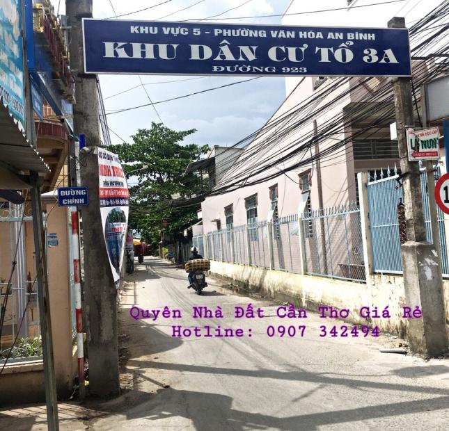 Bán #Nền KDC Tổ 3A,thổ cư 100%,An Bình,Ninh Kiều đầu tư sinh lời cao giá bao tốt.Lh 0907.342494