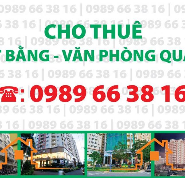 Cho thuê văn phòng măt tiền Bến Vân Đồn - view đẹp - thuận lợi giao thông