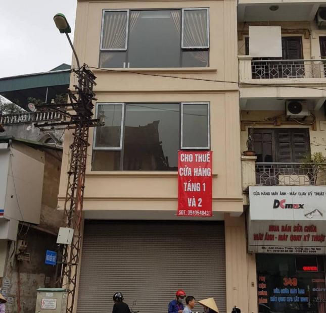 Cho thuê nhà cực đẹp mặt phố Quang Trung, Hà Đông, mặt tiền 10m, giá thuê 100 triệu/tháng