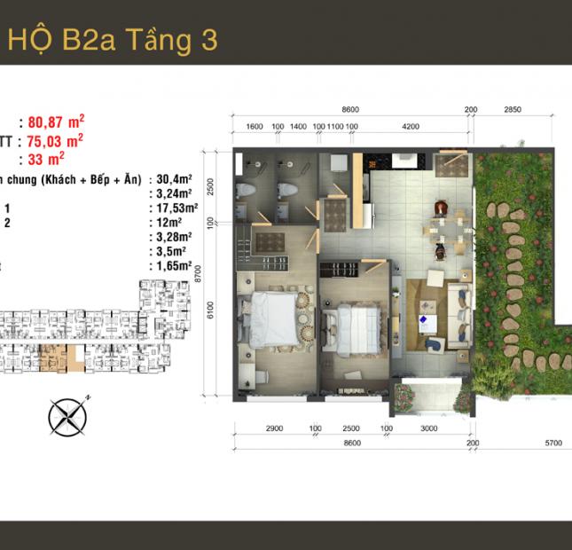 Định cư nước ngoài cần bán gấp căn hộ Riva Park, MT Nguyễn Tất Thành, Quận 4, chỉ 1,95 tỷ