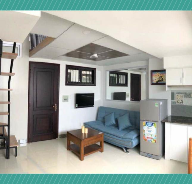 Cho thuê căn hộ mini cao cấp có gác 35m2, full đồ cho 3 người giá mềm Q4, Q7, HCM