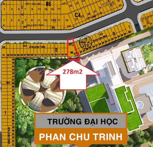 Bán lô đất giá rẻ chiết khấu cao, thích hợp kinh doanh buôn bán, đô thị làng đại học