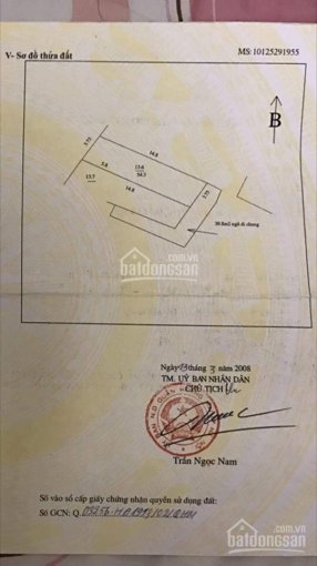 Bán đất Kim Giang 54.3m2, MT 3.75m, giá 3.95 tỷ