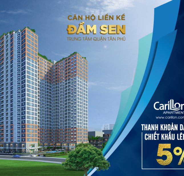 Bán căn hộ Carilon 7 MT Lương Minh nguyệt, Tân Phú 1.9 tỷ/căn, CK đến 3%, LH để có giá 0934.111.577