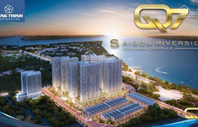 Q7 Saigon Riverside đẳng cấp LK Phú Mỹ Hưng giá rẻ chỉ 1.6 tỷ/căn 2PN tặng NTCC CK3-18%.